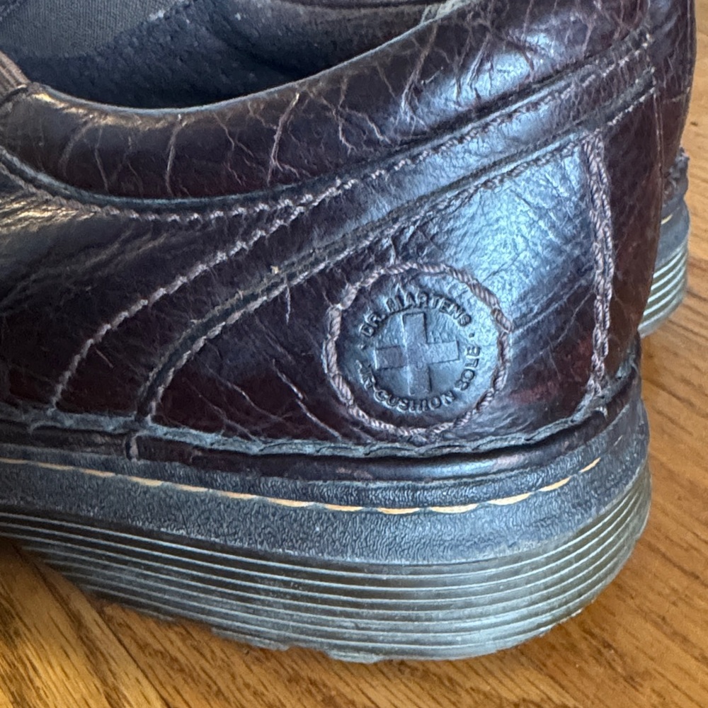 Dr. Martens Dark Brown Leather Slip-Ons - Used - Picture 4 of 9
